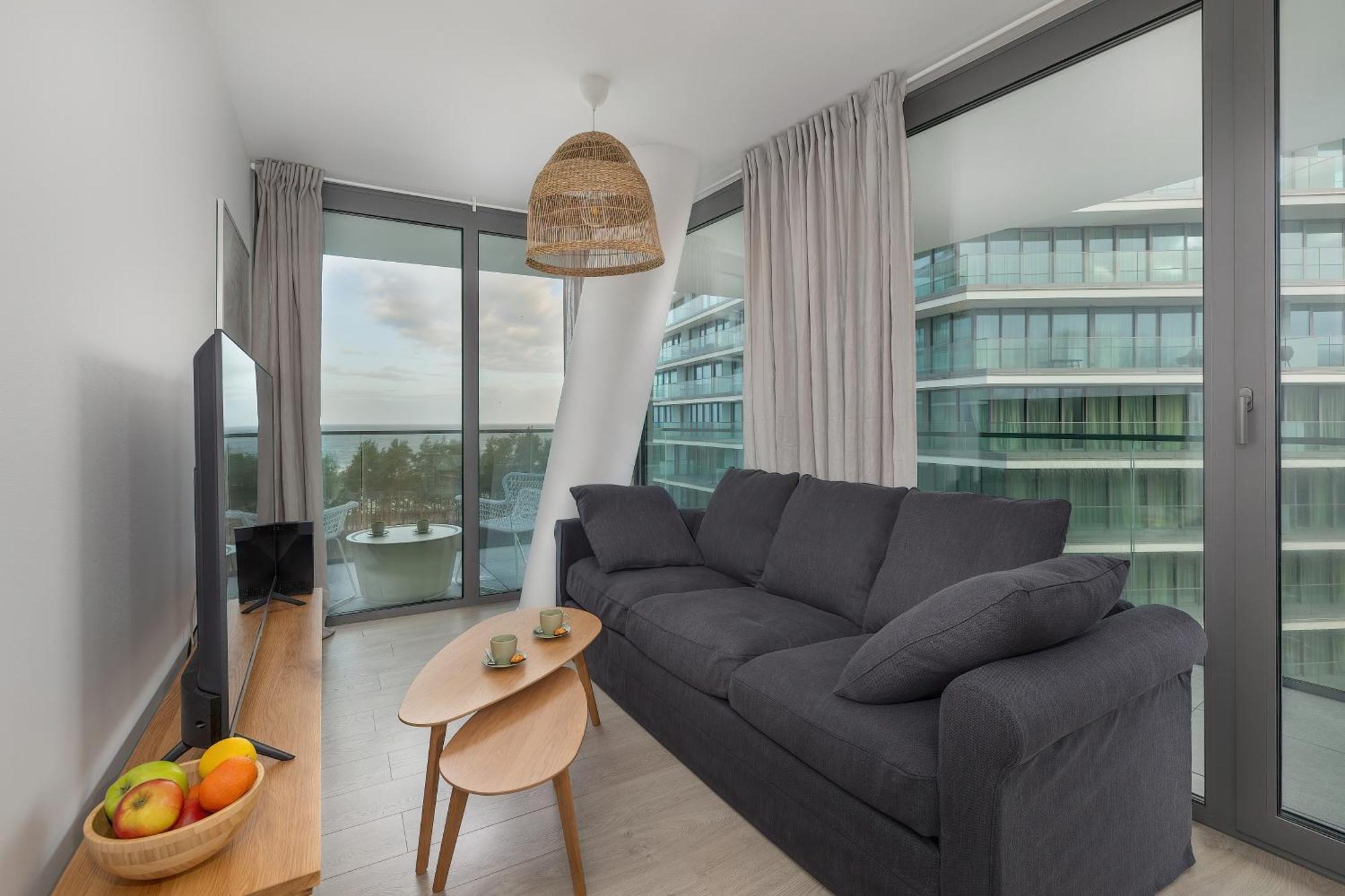 Lux Sea Towers - Wellness Spa, Gym & Beach - Seaview By Rent Like Home Miedzyzdroje Exteriér fotografie