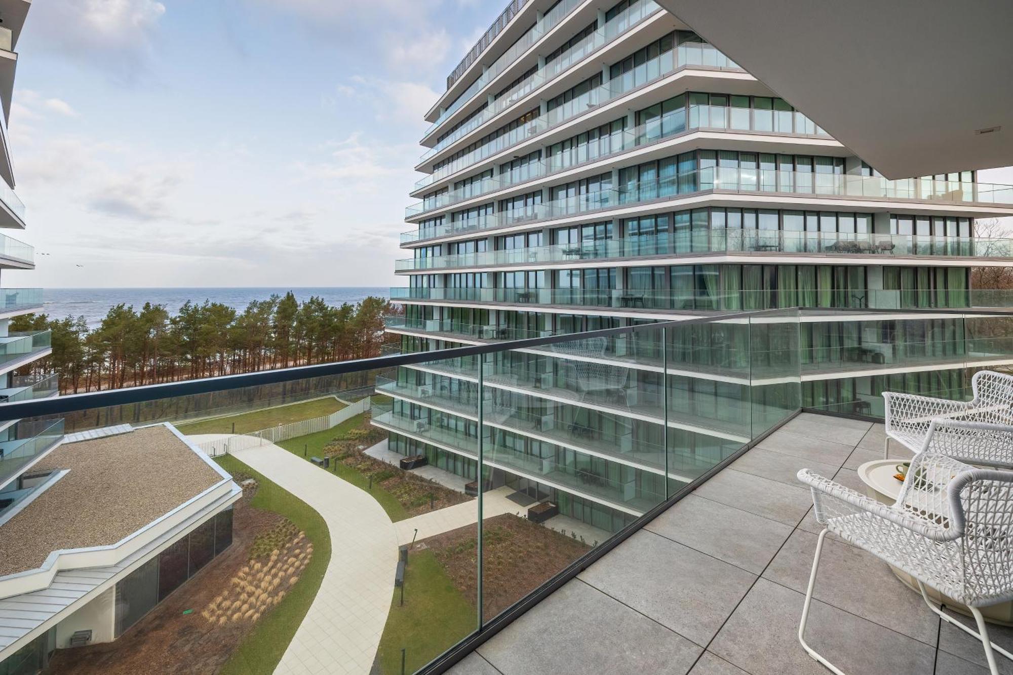Lux Sea Towers - Wellness Spa, Gym & Beach - Seaview By Rent Like Home Miedzyzdroje Exteriér fotografie