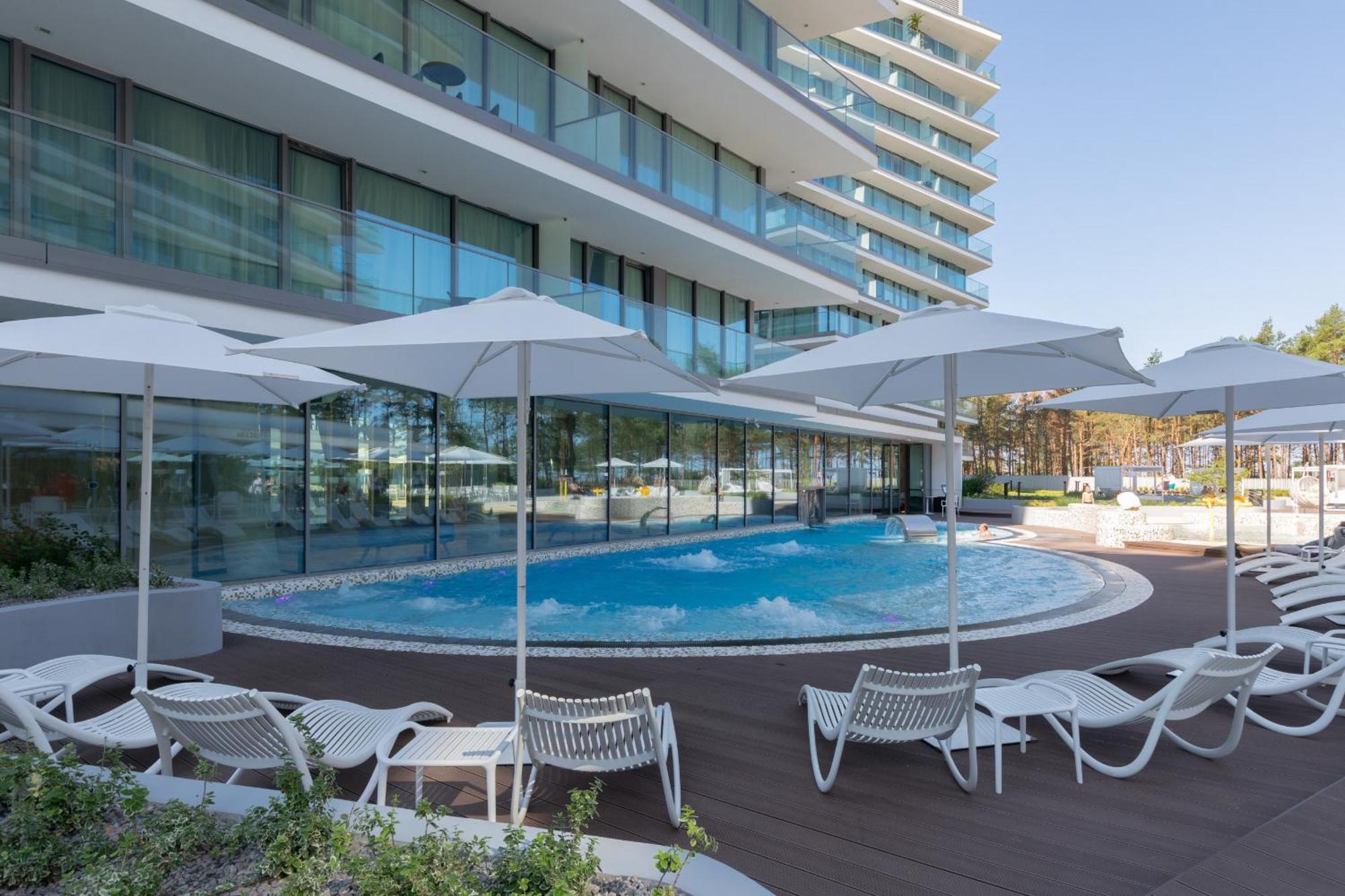 Lux Sea Towers - Wellness Spa, Gym & Beach - Seaview By Rent Like Home Miedzyzdroje Exteriér fotografie
